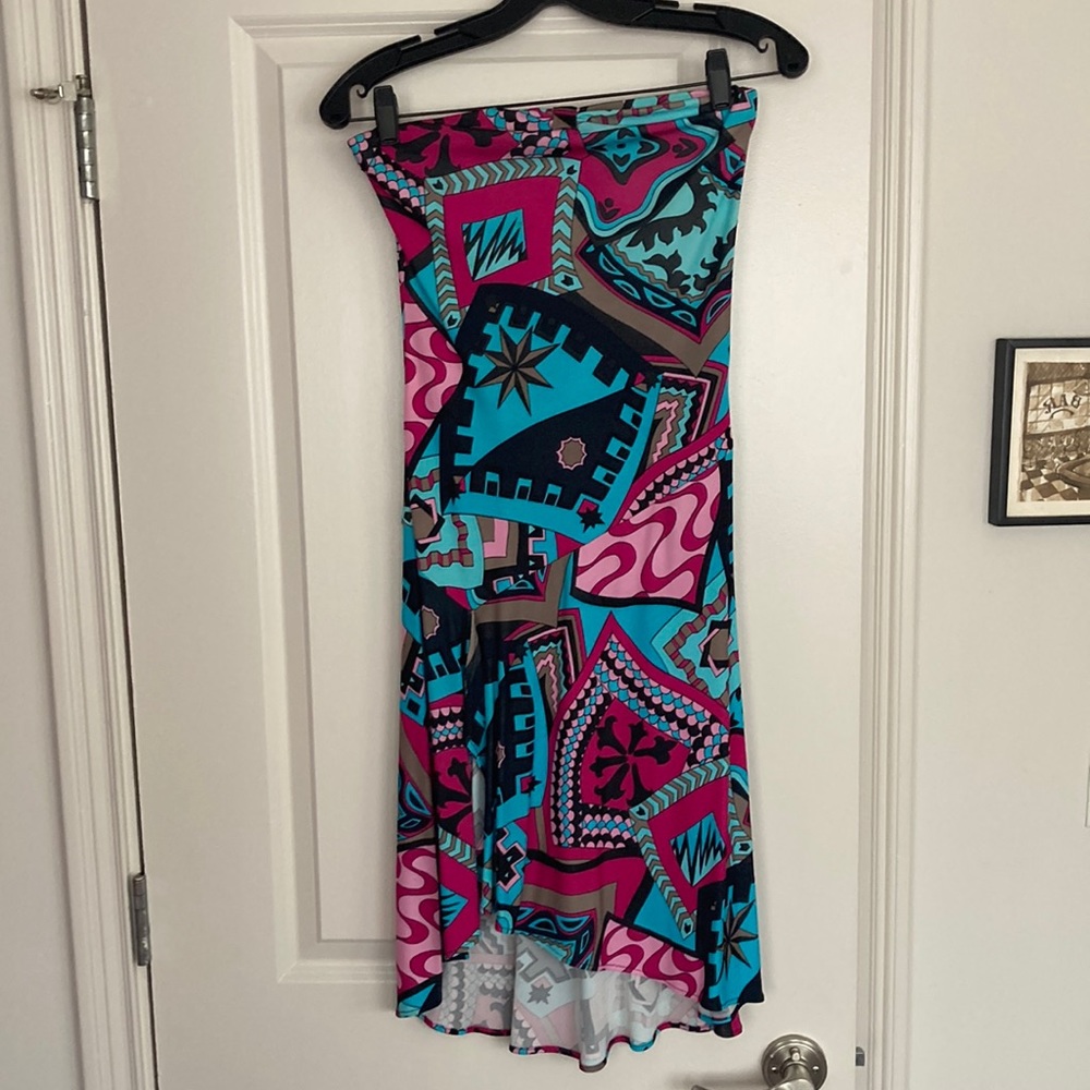 Fun strapless dress
